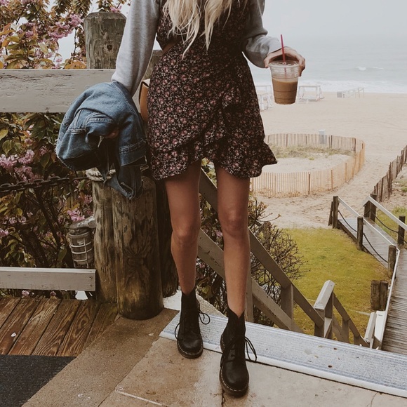 matte black doc martens